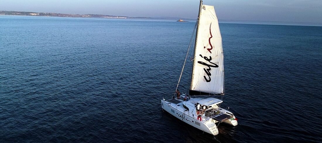 Lagoon 380 S2 Luxury Catamaran Sailing Yacht Charter & Boat Rental in Algarve, Portugal.