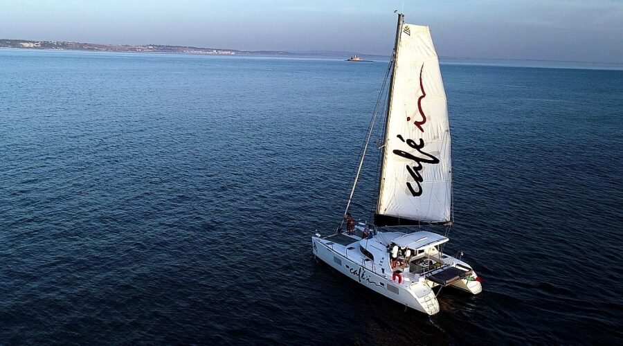 Lagoon 380 S2 Luxury Catamaran Sailing Yacht Charter & Boat Rental in Algarve, Portugal.